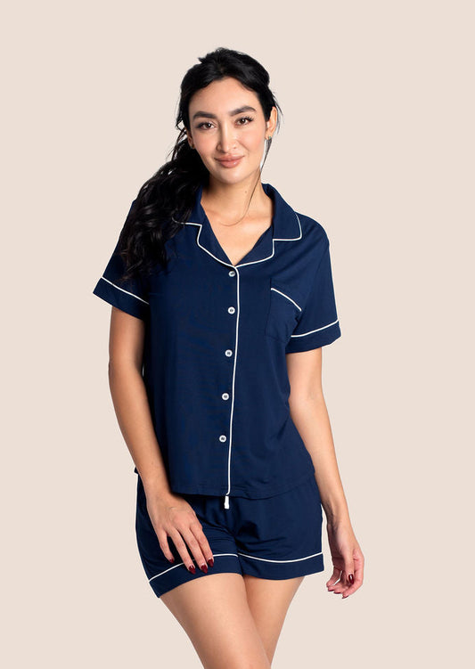 Layla Organic Bamboo Short PJ Set