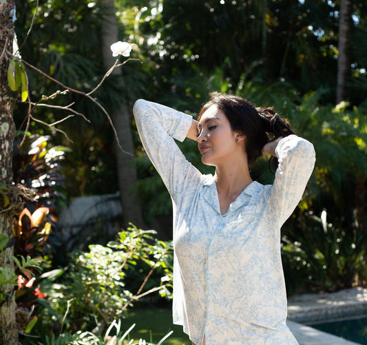 Elizabeth Organic Bamboo Long PJ Set