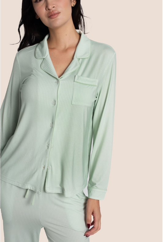 Vivienne Organic Bamboo Long PJ Set