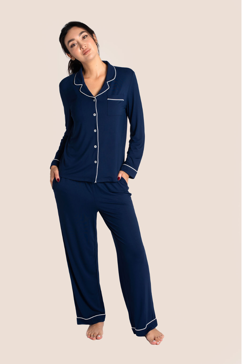 Layla Organic Bamboo Long PJ Set