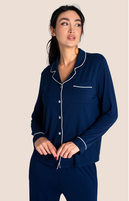 Layla Organic Bamboo Long PJ Set