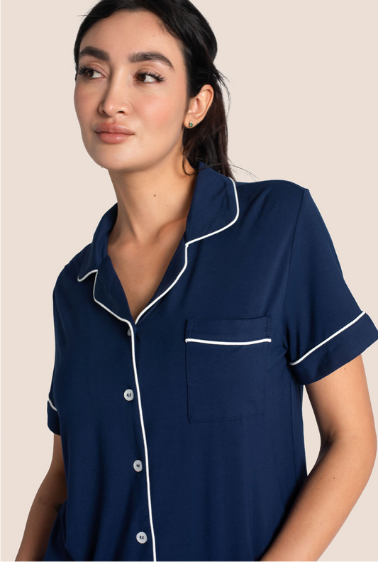Layla Organic Bamboo Short PJ Set