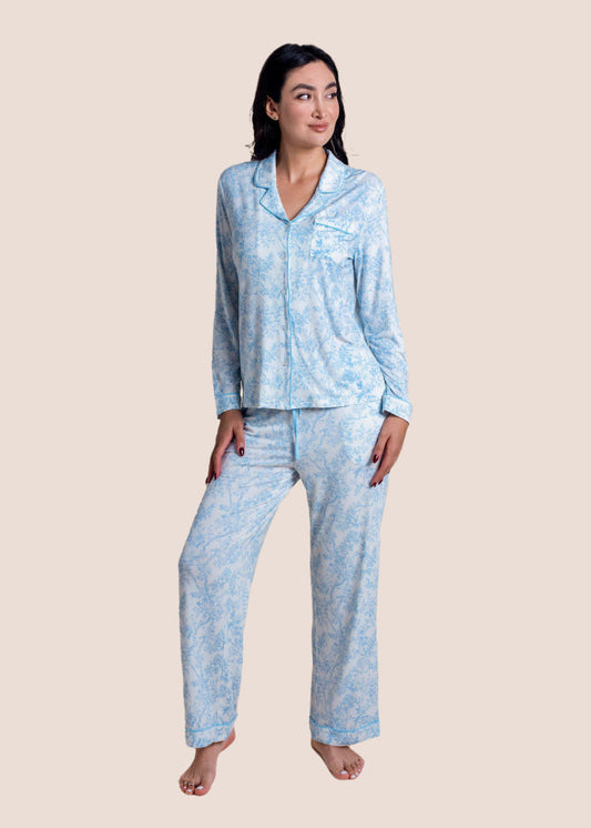 Elizabeth Organic Bamboo Long PJ Set