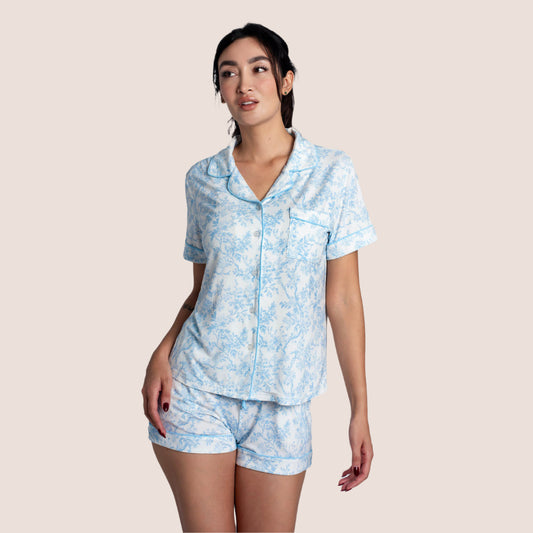 Elizabeth Organic Bamboo Short PJ Set